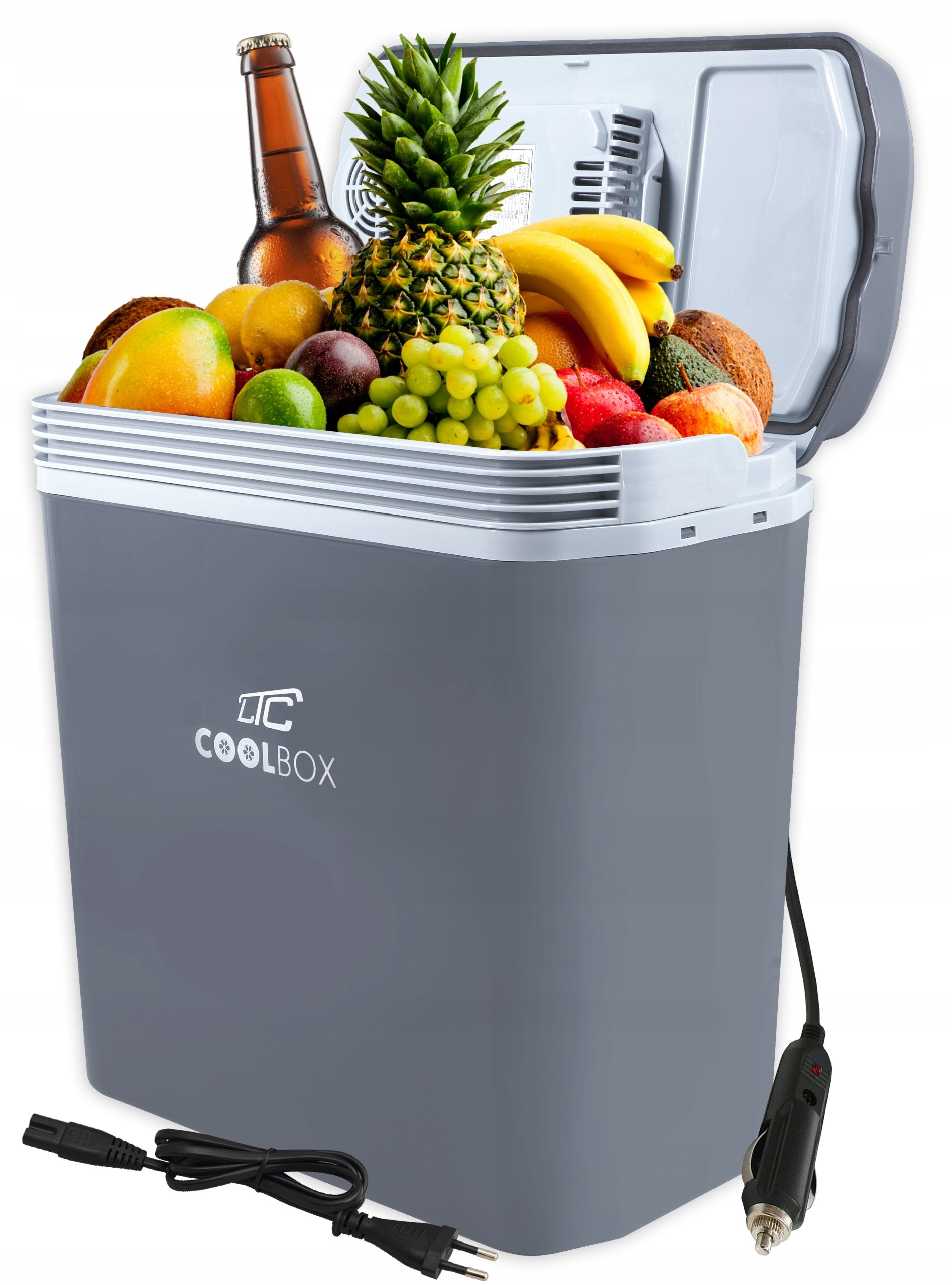  Ceļojumu ledusskapis automašīna 12v/230v usb 32l xxxl funkcija apkure
