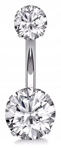  Titanium navel piercing with in balls golden piercing 1,6/10/8+5