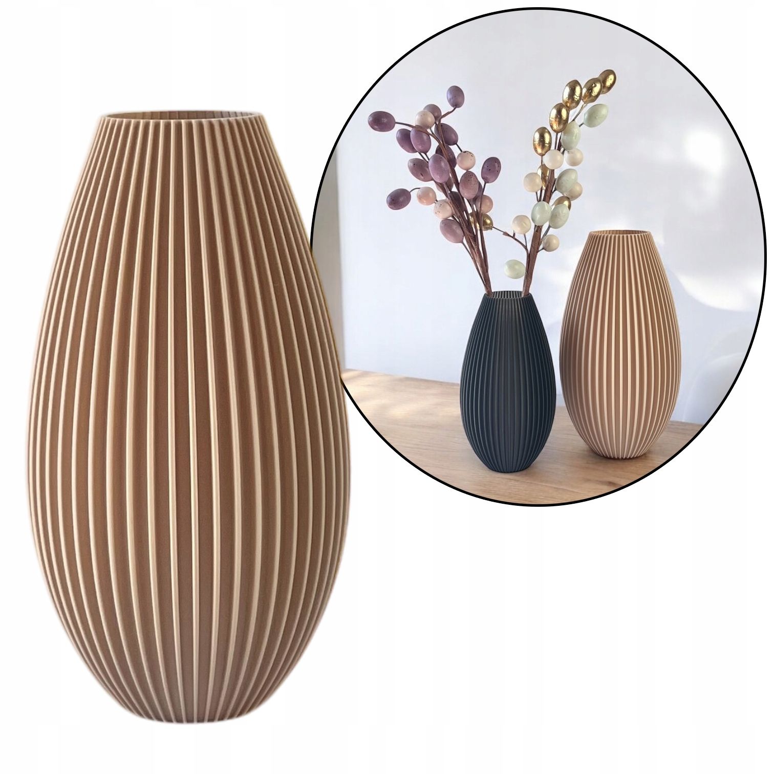  Augsta vāze, olīvu krāsa nesalaužams 20cm, mūsdienīgs vāze ziediem boho