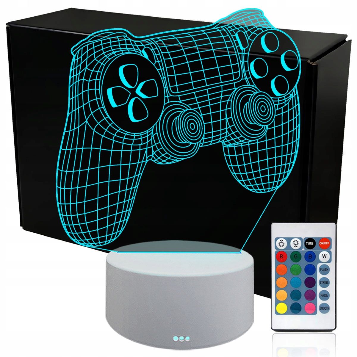  Noční světlo elektrický skútr 3d lampy led