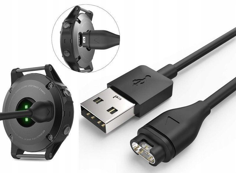  Charger usb cable type c garmin fenix 5x 6 6s 6x 7 7x 8 pro venu 2s 3s sq