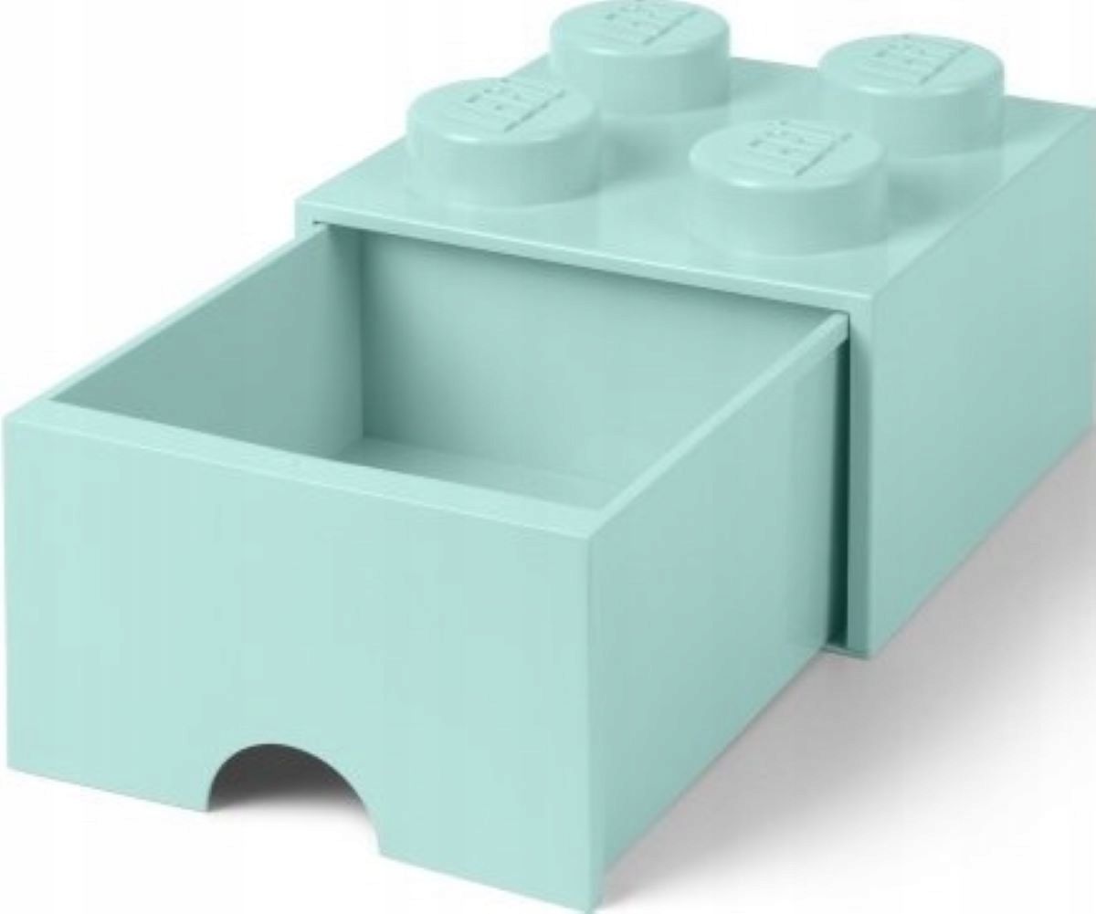  Lego dėtuvė kaladėlė 4 stalčius juodas rašomajam stalui
