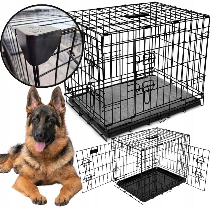  Chovateľská klietka s ložisko množina 3 prvky ohrádka pre psa xl