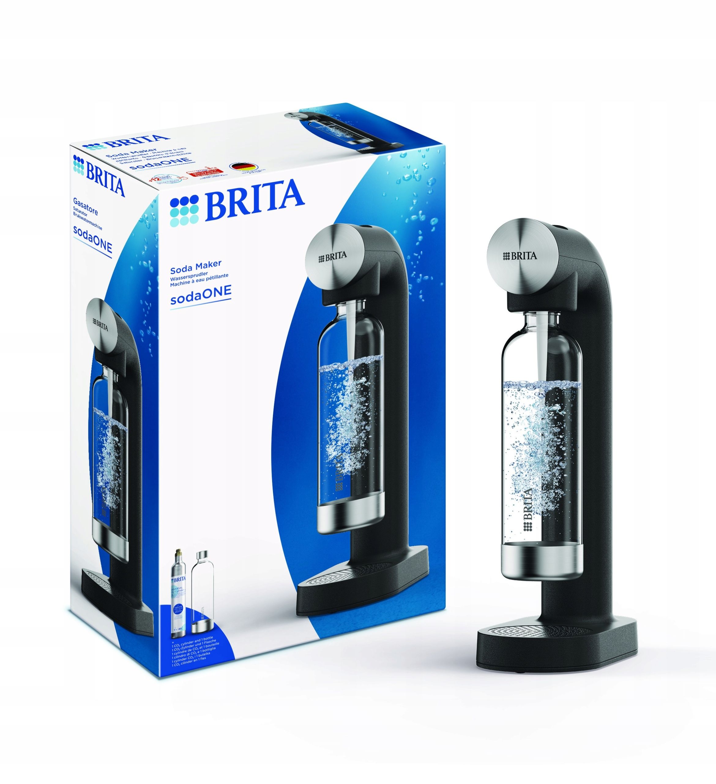  Brita balts ūdeņraža ūdens ģenerators uz gazowania ūdens sodaone ar cylindrem co2 i pudele