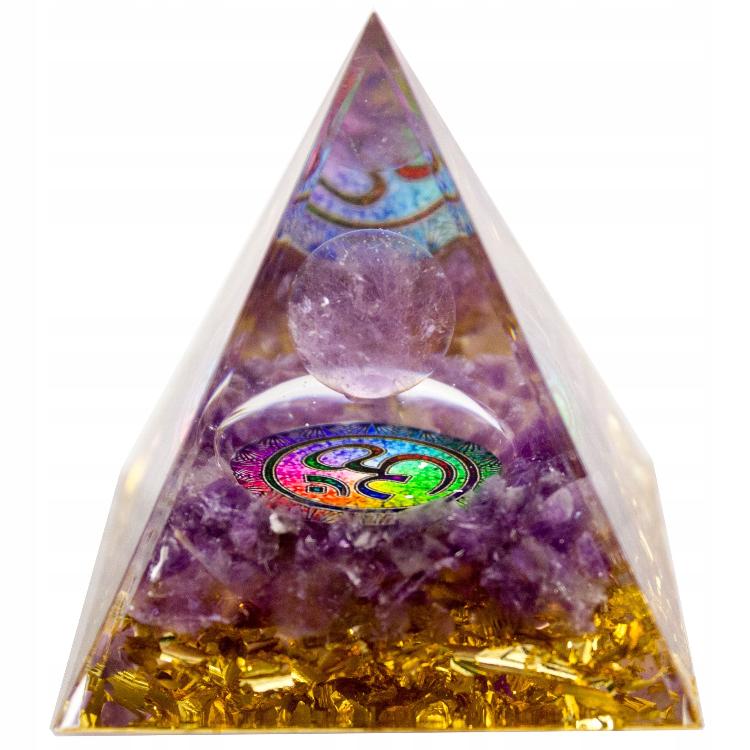  Pyramide orgonit amethyst lazuryt oliwin tigerauge feng shui chakren 5cm