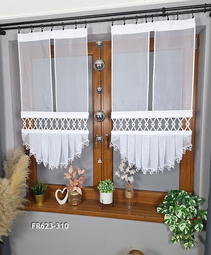  Užuolaida baltas vualis dekoratyvinė plokštė 100x60 ažūras kloste 60x100