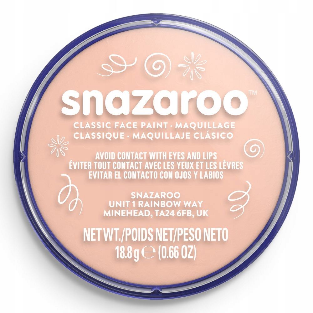  Soubor 8barvy x 18ml malovat pro malování na obličej malovat 1172039 malovat snazaroo