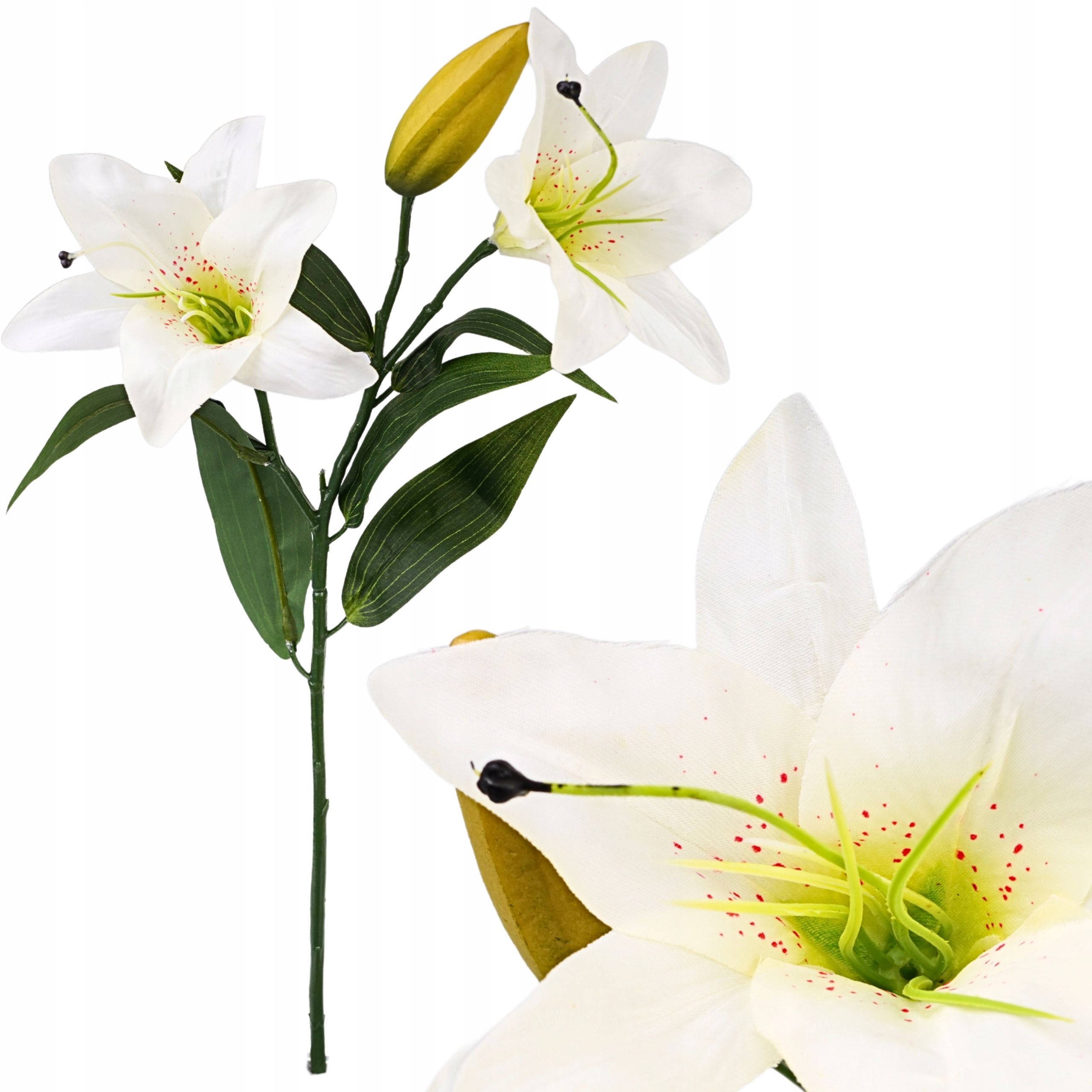  Mākslīgais zieds orhideja zars dekoratīvs rotājums florists pik 62cm