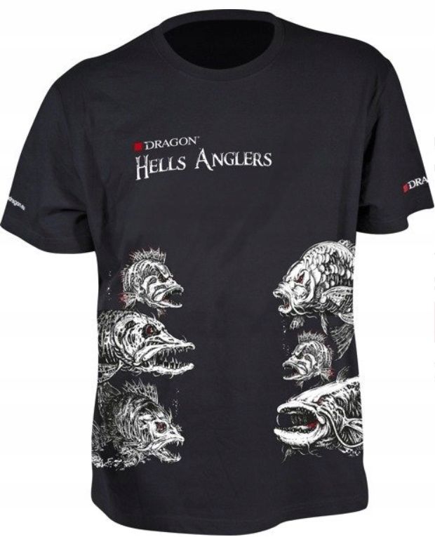  Marškinėliai dragon hells anglers s mix c