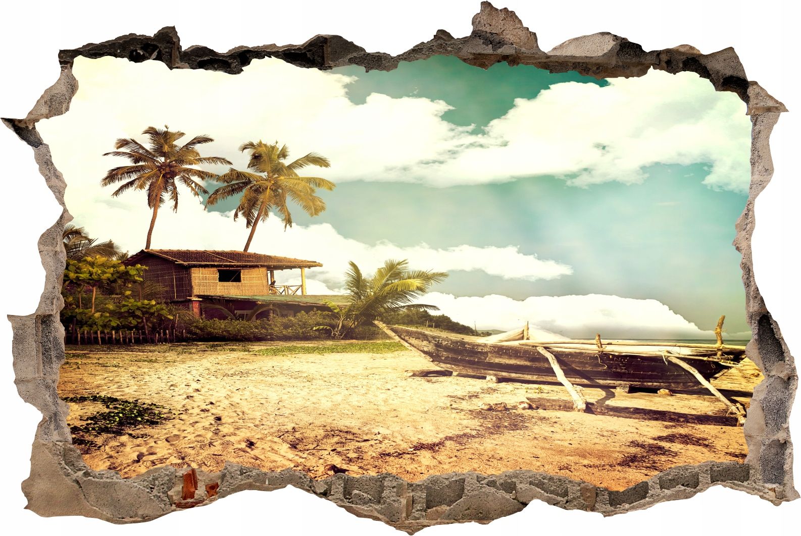  Fototapeedid auk 3d seinakleebis wodospady potok mets loodus