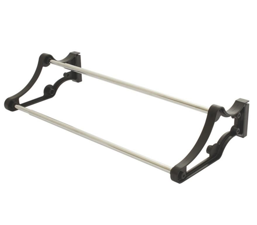  Stovėti batų lentyna reguliuojamas juodos spalvos 80-110 cm