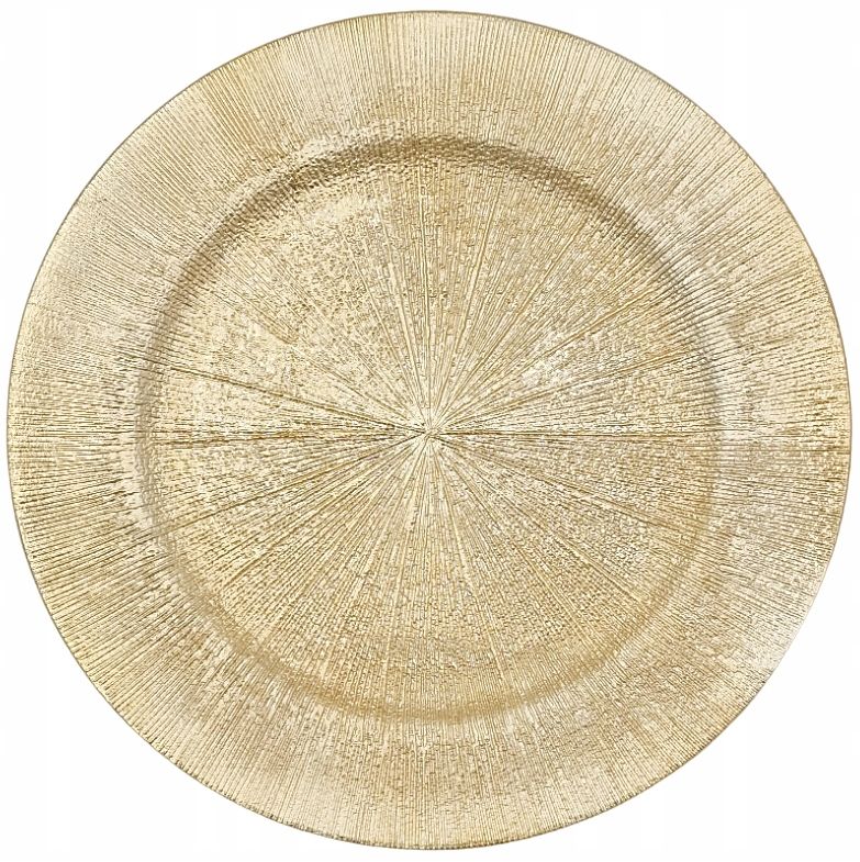  Decorative plate podstwka plastic under the plate gold o33 kp0647a