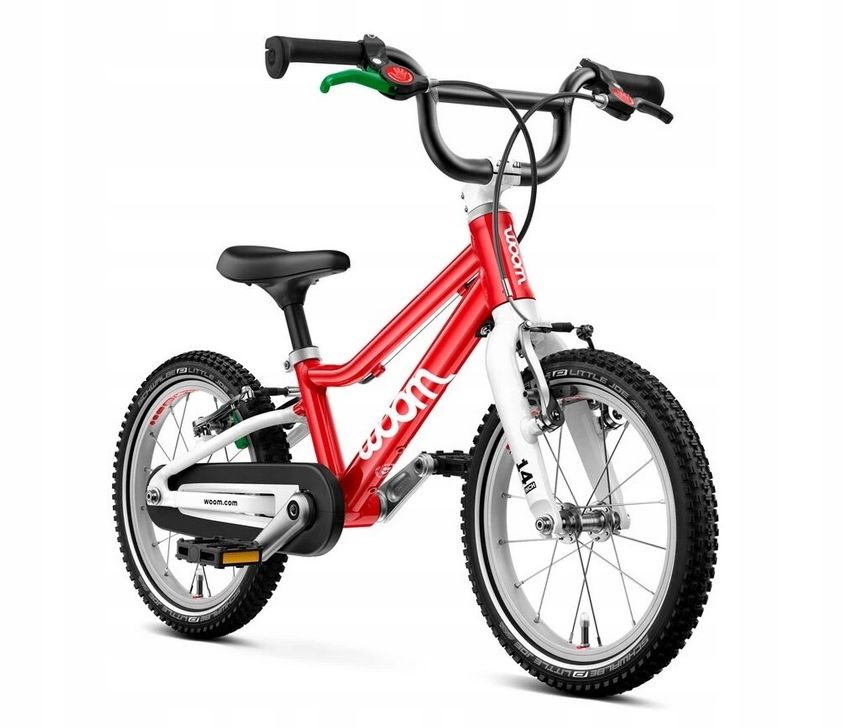  Bicykel woom ísť 2 červený
