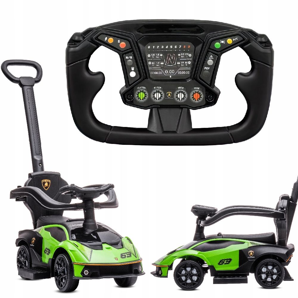  Kick scooter with push handle walker for children mercedes benz g pusher storage box sound