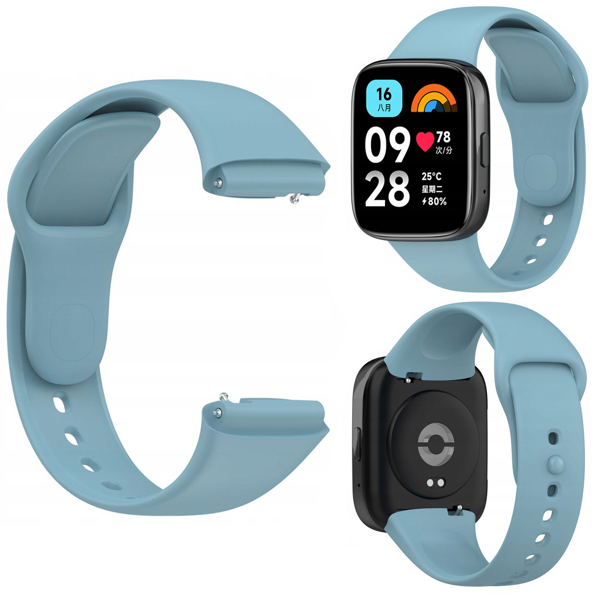  Strap bracelet nylon rabbitmob - xiaomi redmi watch 3 active | black