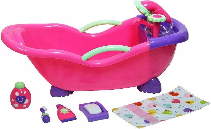  Lielu vanna lellēm ar piederumiem - duša ktory darbojas - jc toys