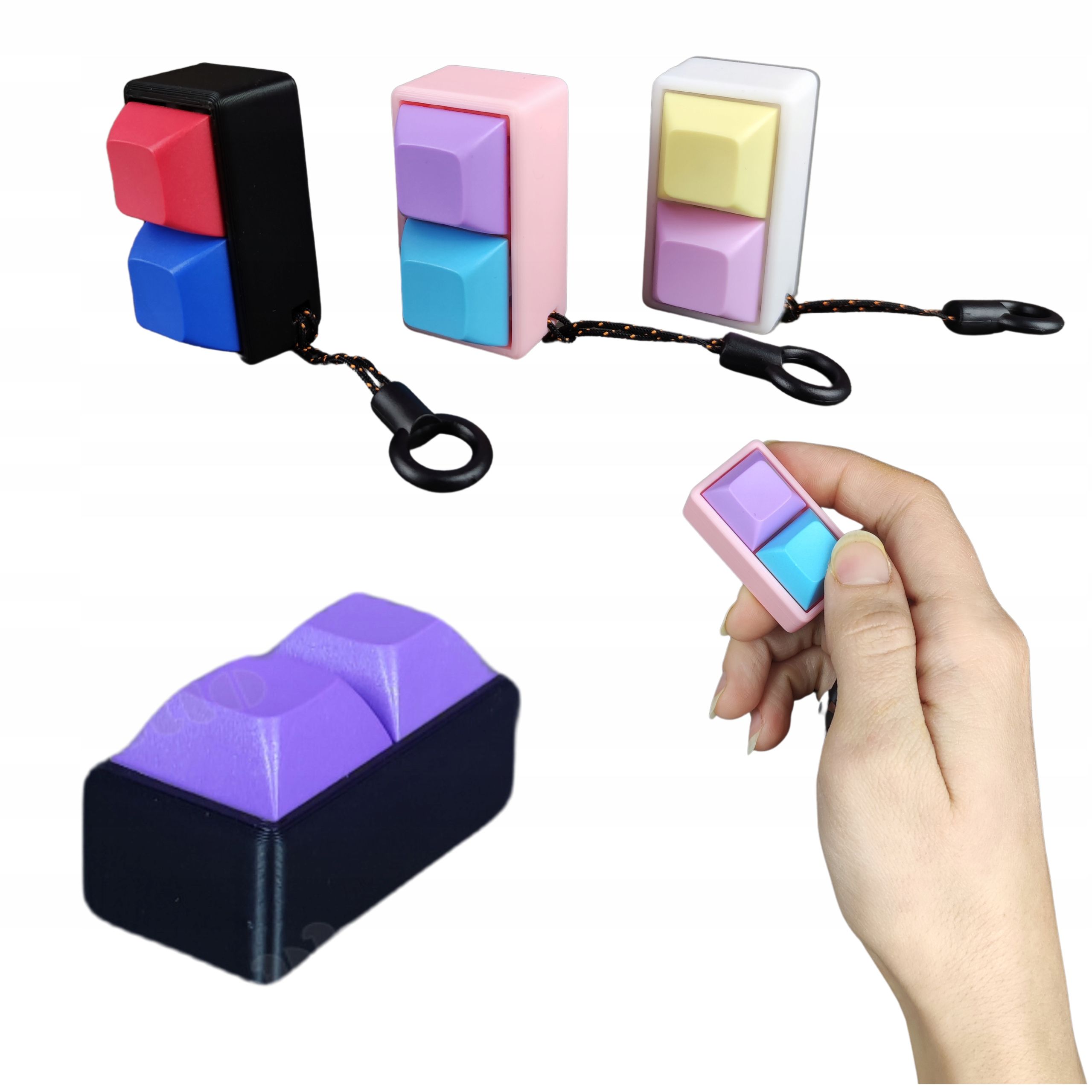  Antistresinis žaislas antistresinis fidget toys suaugusiųjų klikeris pakabukas