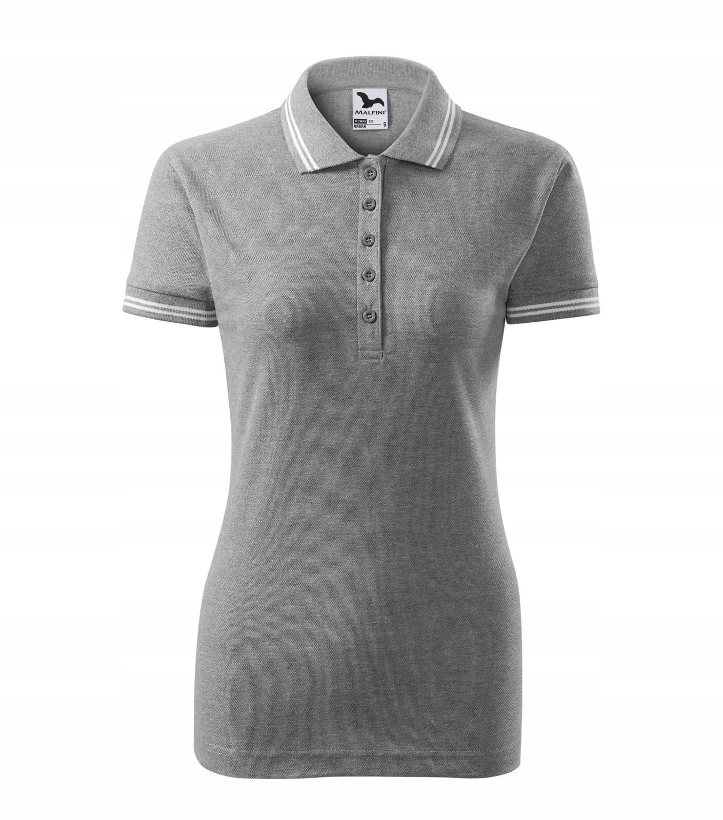  Moteriški marškinėliai polo malfini 220 baltas 2xl