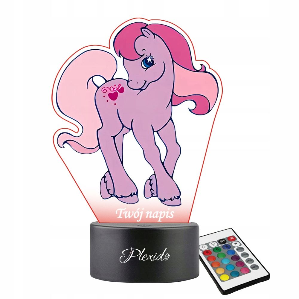  Öine valgus trükiga uv led muinasjutt lastele my little poni daamid