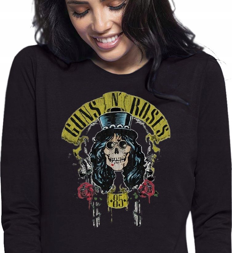 Tričko dámská halenka guns n roses s dlouhými rukávy l