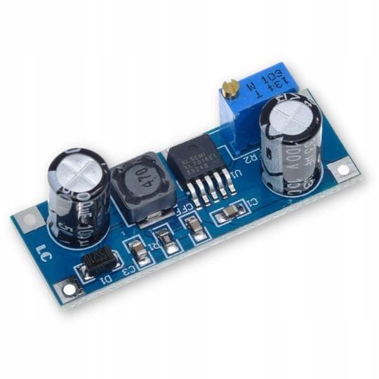  Keitiklis mp1584 lm2596 dc-dc step-down 0.8-20v 3a - mažinanti įtampa