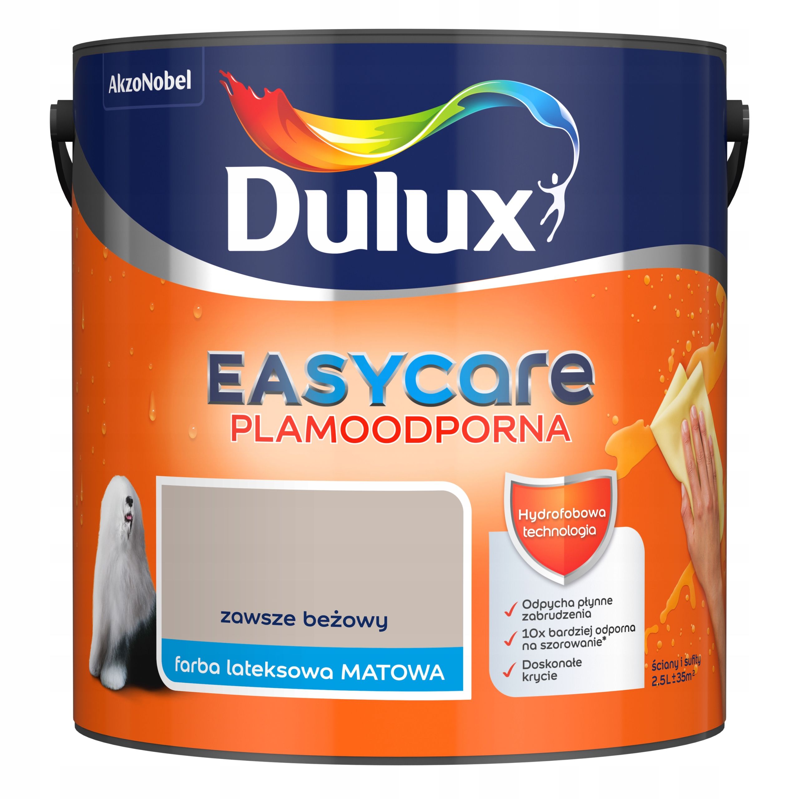  Latexová barva dulux easycare zawsze béžový 2,5l