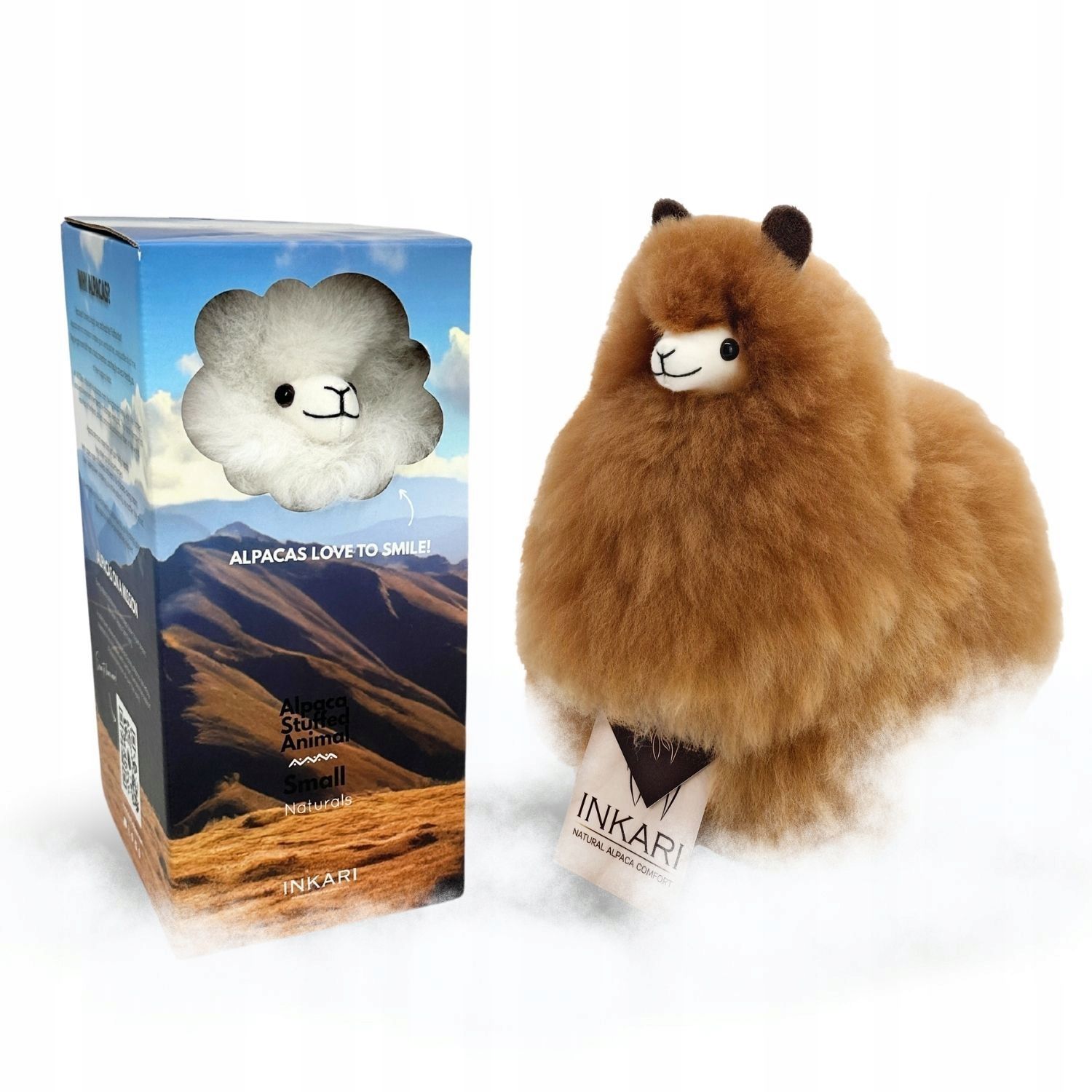  Inkari alpaca ivory soft toy for allergic people 100% wool with preu