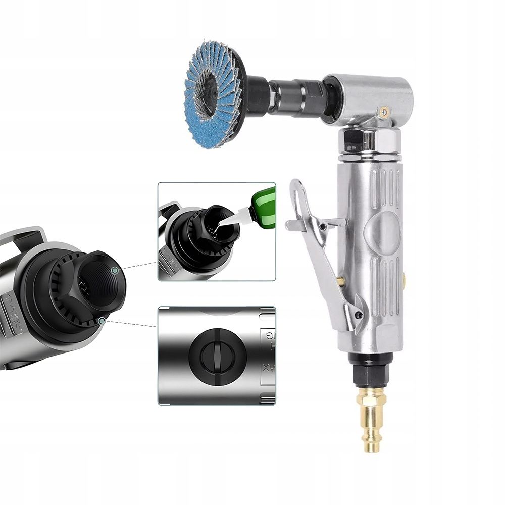  1/4" pneumatic sander angle grinder tool car szlifi