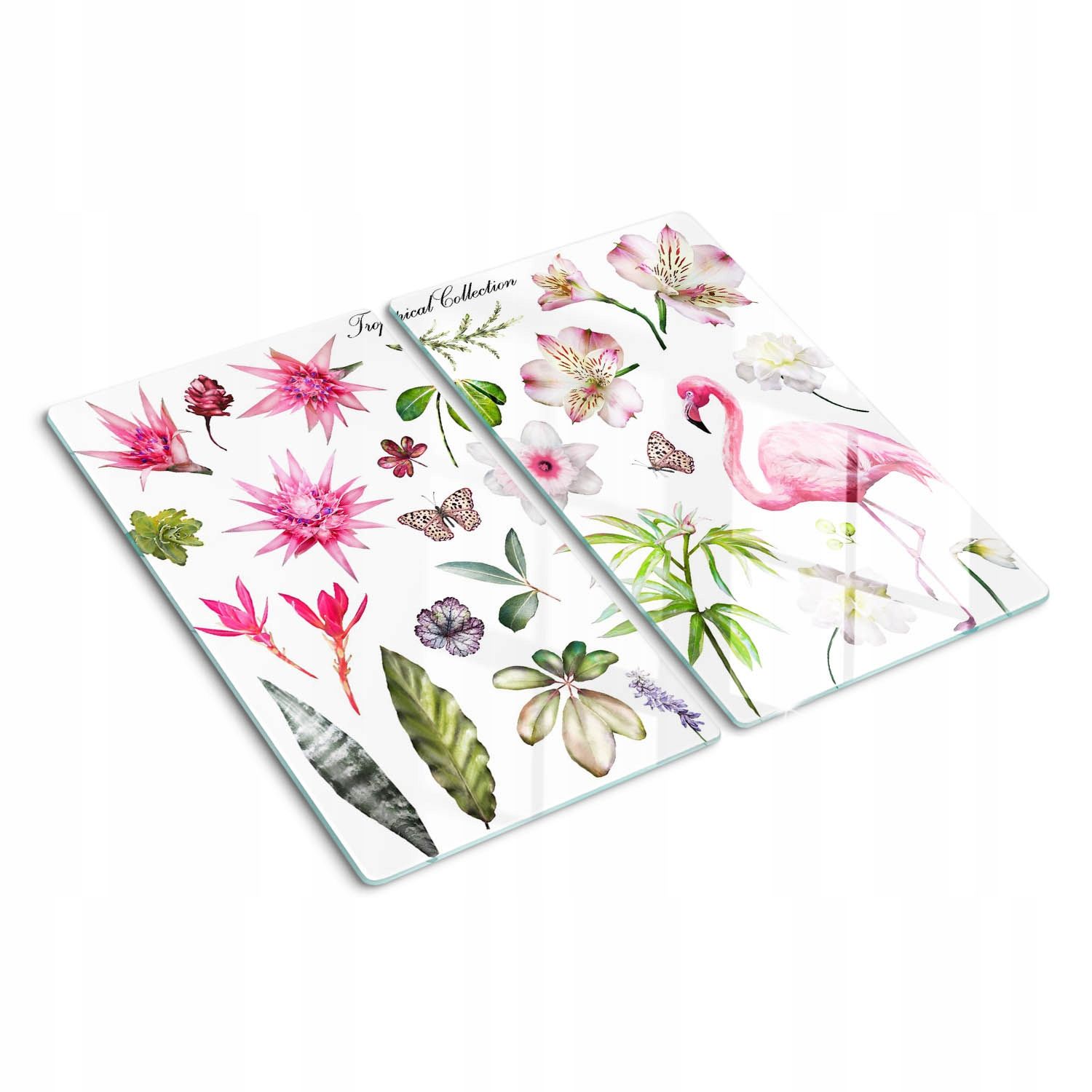  Cutting table glass painting prickly pear 2x30x52 cm