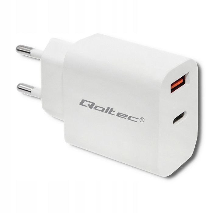  Schnelles netzwerkladegerät für smartphone 18w 5-12v 1.5-3a usb-c pd usb qc3.0q