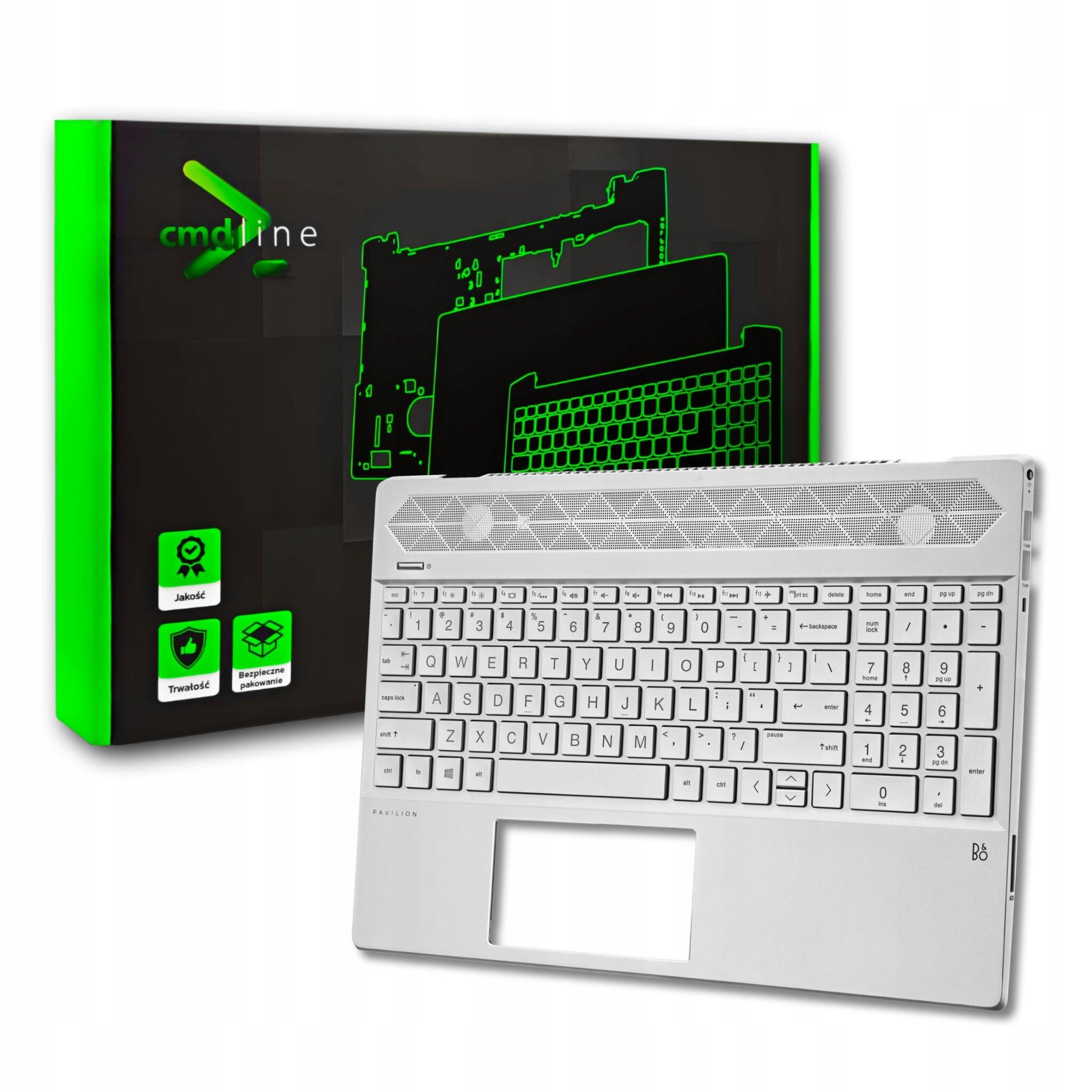  Palmrest + keyboard - hp pavilion 15-cs3027nw 15-cs3029nw / led