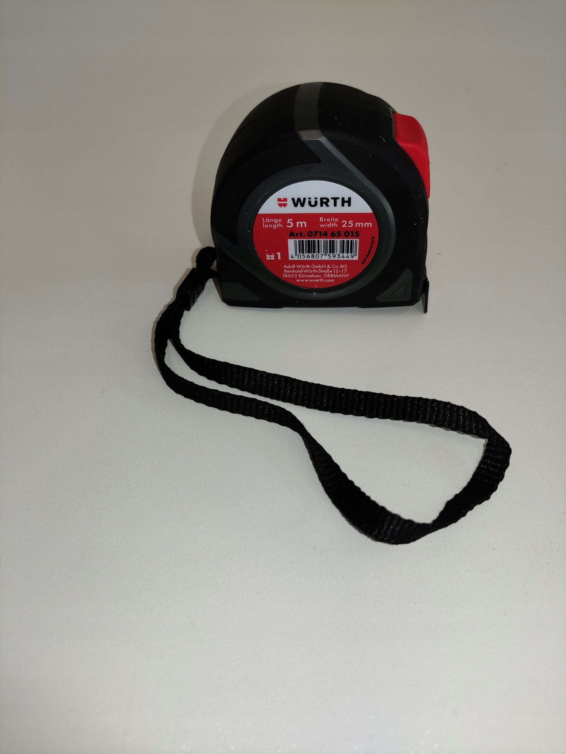  Měřicí páska wurth obal 8m-l25mm- 1c-pt18 071465 008