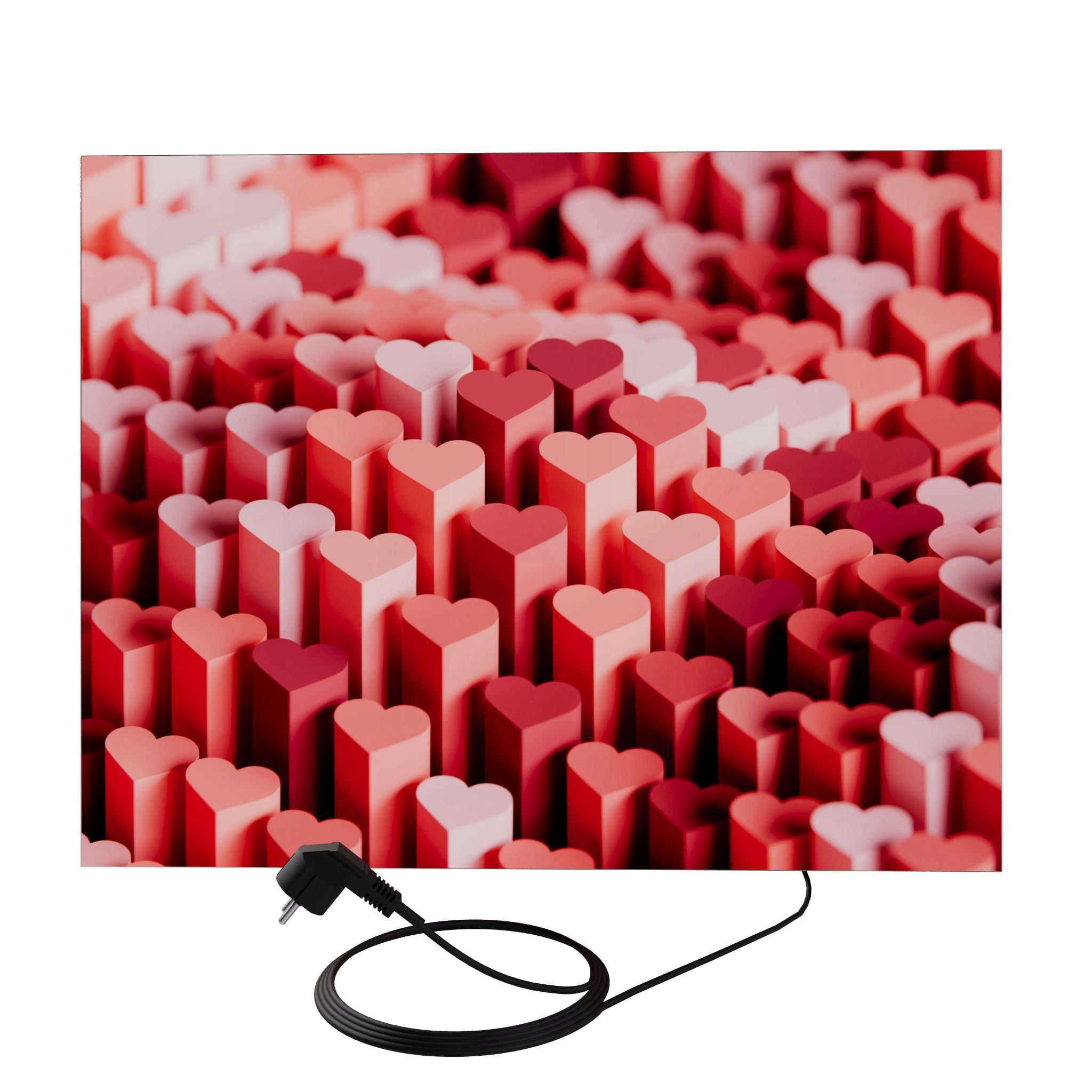  Sienas panelis ar led apgaismojumu 46 cm x 75 cm sēnes