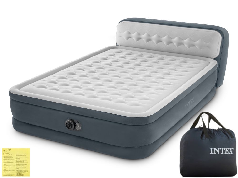  Pripučiamas dvivietis čiužinys lova miegui su pompa 230v intex 67770nd