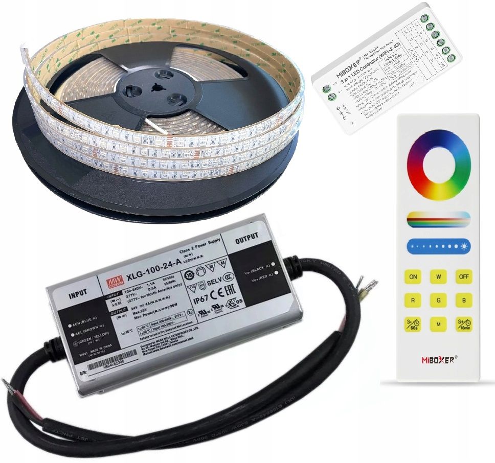  30m garnitur beleuchtung fassaden garten led rgb schutzart ip68 24v wasserdicht