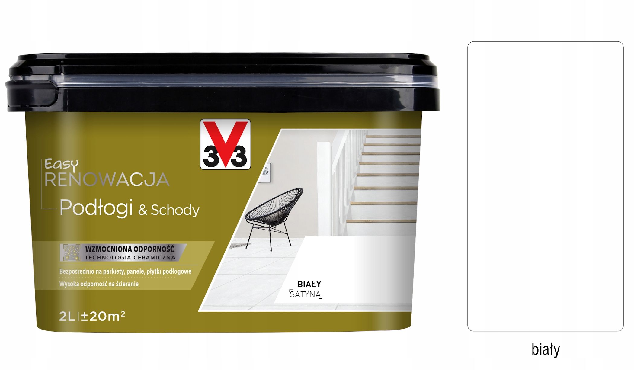  V33 paint floor renovation i stairs 2 l grey marengo satin