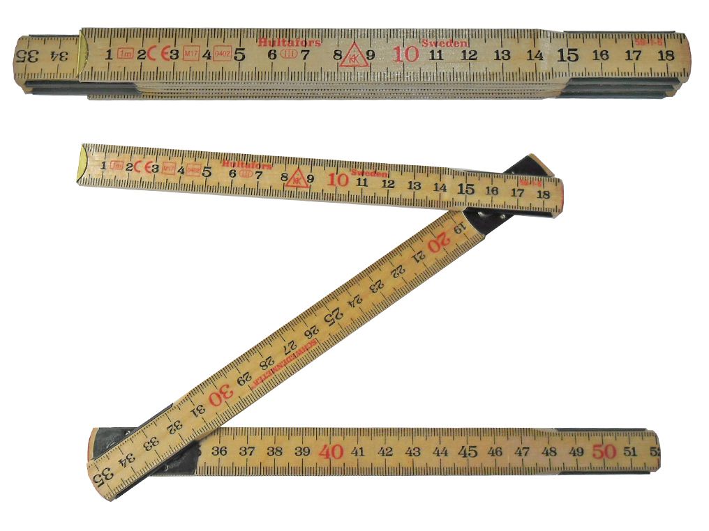  Hultafors t59-2-10w folding wooden ruler 2m