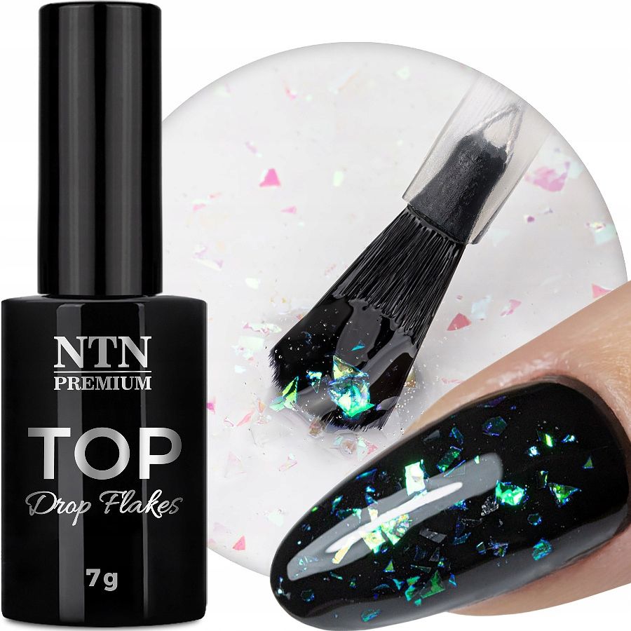  Hybridný vrchný lak ntn 7g top drop flakes eggshell no wipe účinok škrupina vajcia