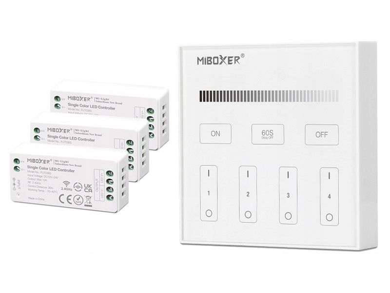  Wifi zonų valdiklis milight led fut035w | cct