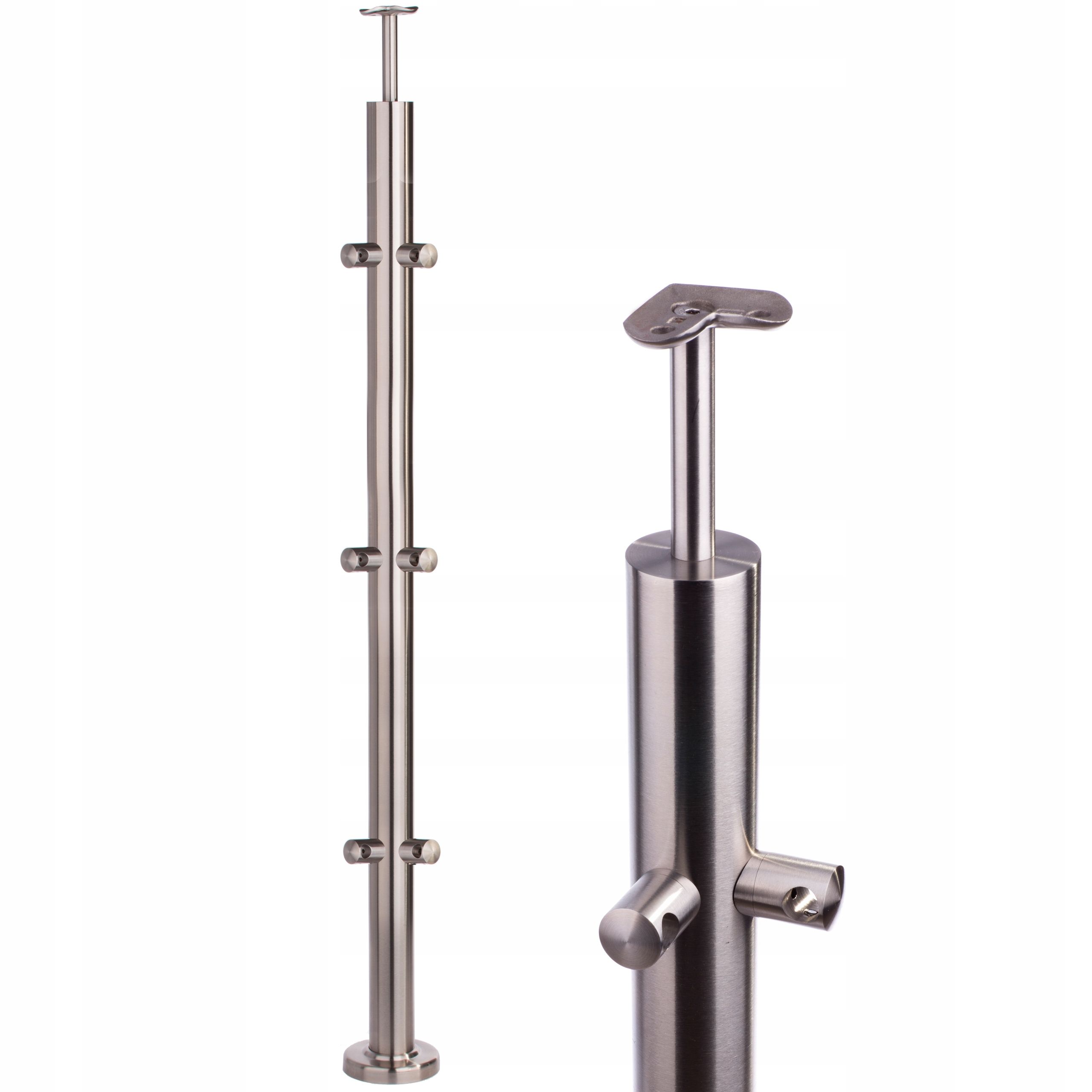  Spalte übergangs 100 cm 5 blütenblätter balustrade fi 42 rostfrei poliert