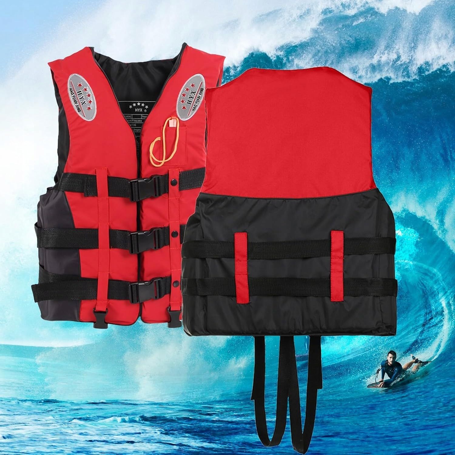  2xl glābšanas veste 100n 85-110kg glābšanas glābšanas veste xxxl