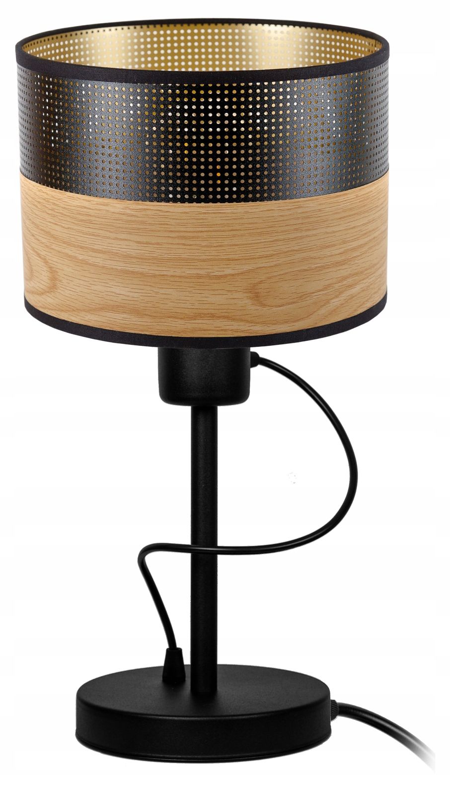  Štýlový nočná/stolová lampa moderné sklo kapucňa plisované grafitová farba led
