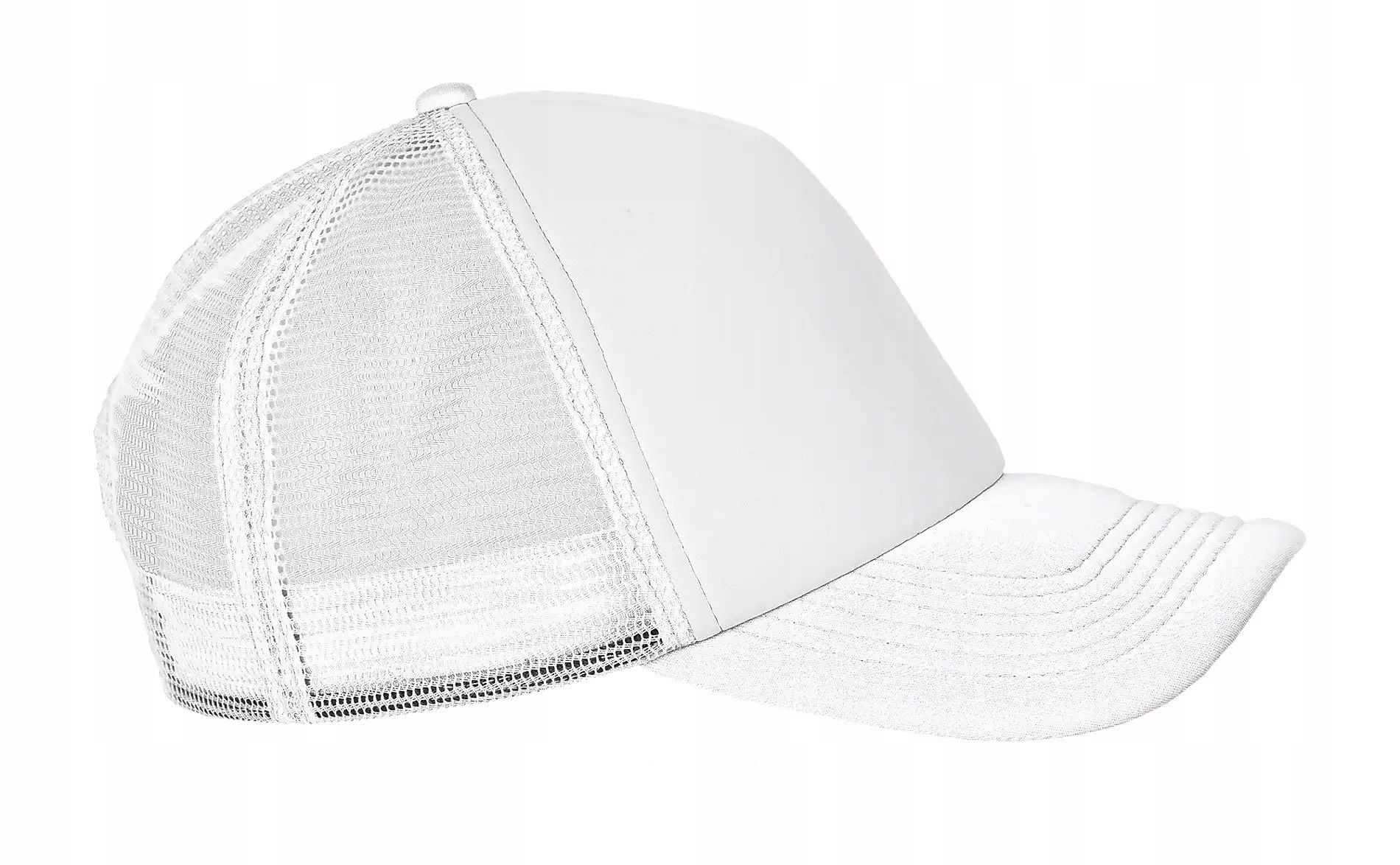  Cepure ar pīķi trucker beisbola cepure režģis sols 01668 white red