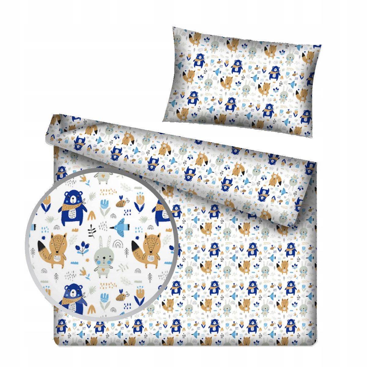  Bedding for the crib 135x100 60x50 cotton 014forest