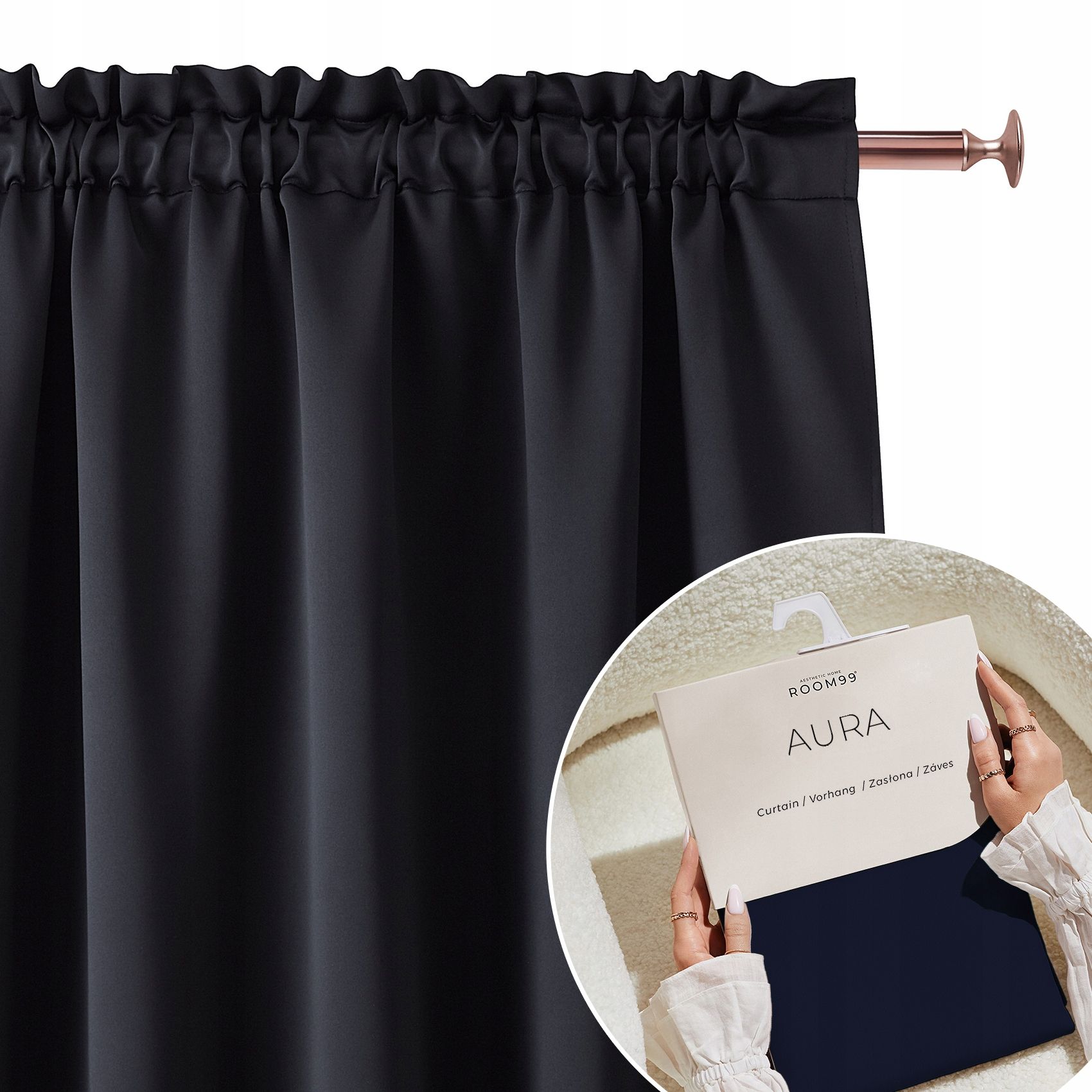  Curtain ready for the living room on the ribbon teeth tunnel 140x240 aura size indian