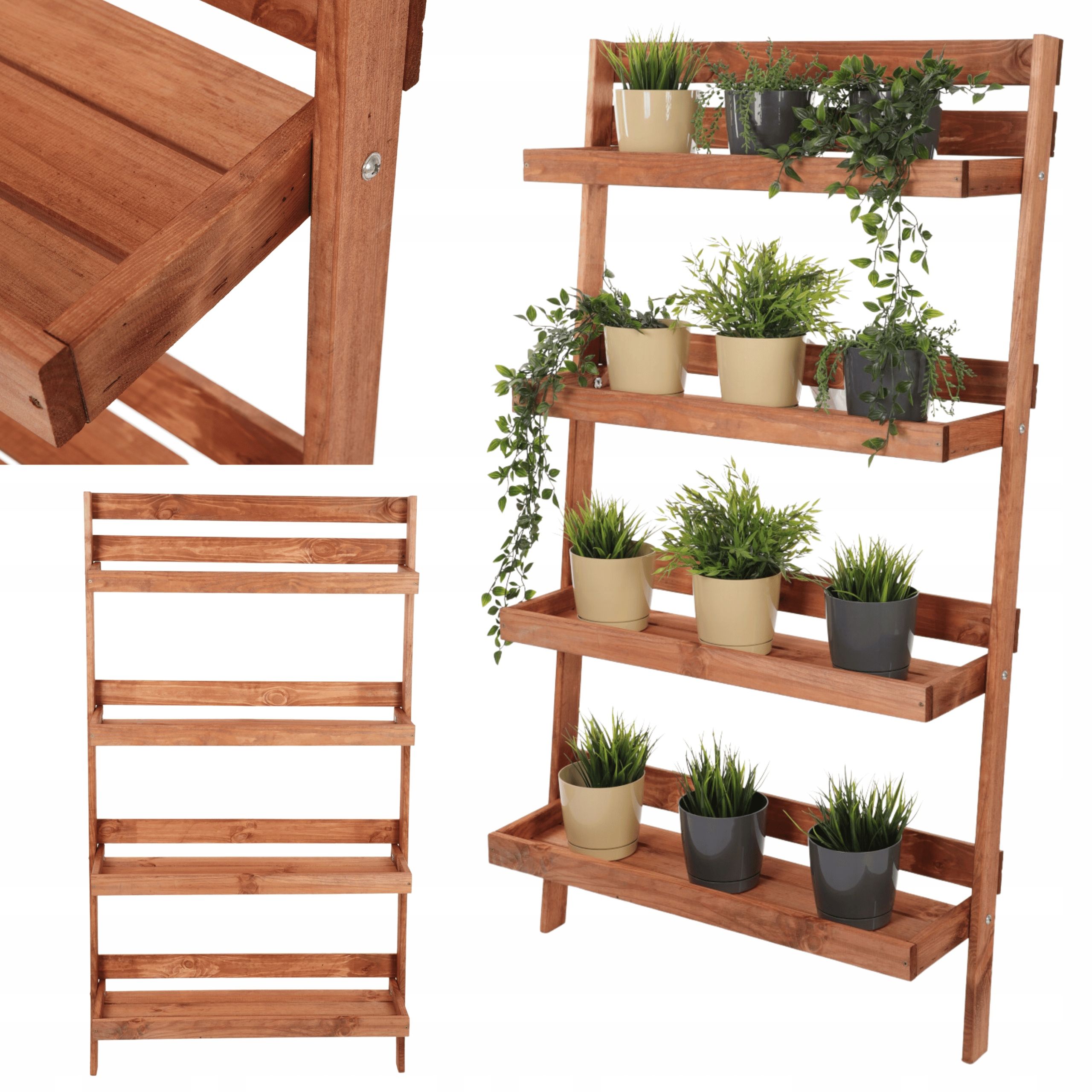  Flower stand opierany ø walls flower stand shelf for plants 145x77cm eco