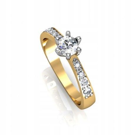  Lieliski gredzens ar izcili 0,44 ct -50% id