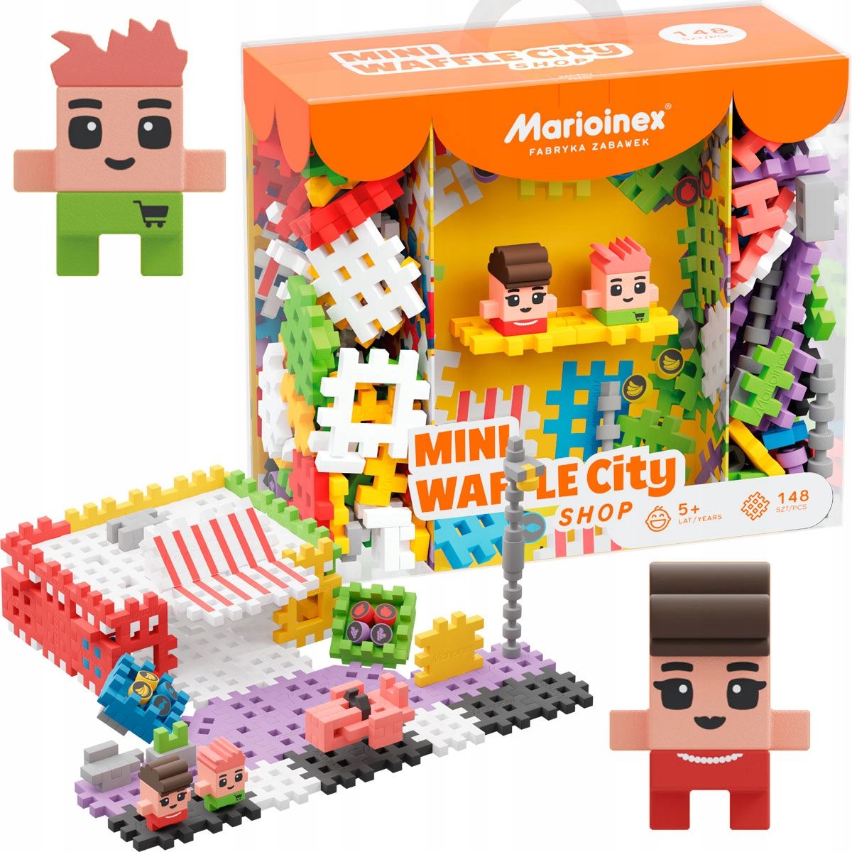  Pastell- blöcke marioinex waffle mini 300 pcs., 10 blätter lehrreich
