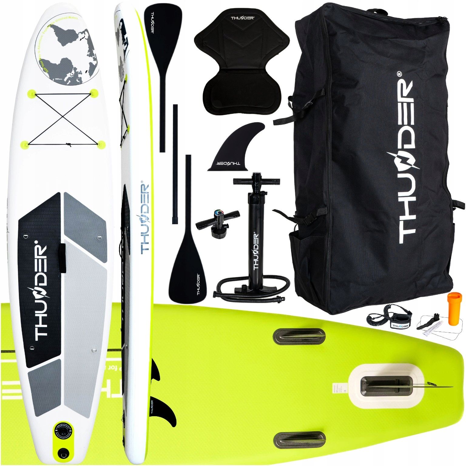  Sup lenta tvirtas 320cm steam deck priedai su sėdyne pripučiama paddle board