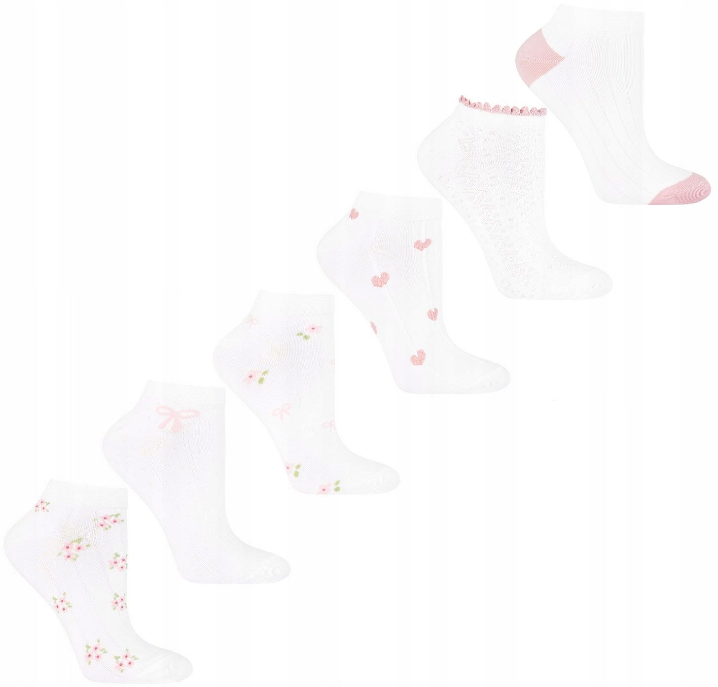  Moradsch ballerinas füße damen silikon zapietek baumwolle wassermelone 3 stk. 35/38